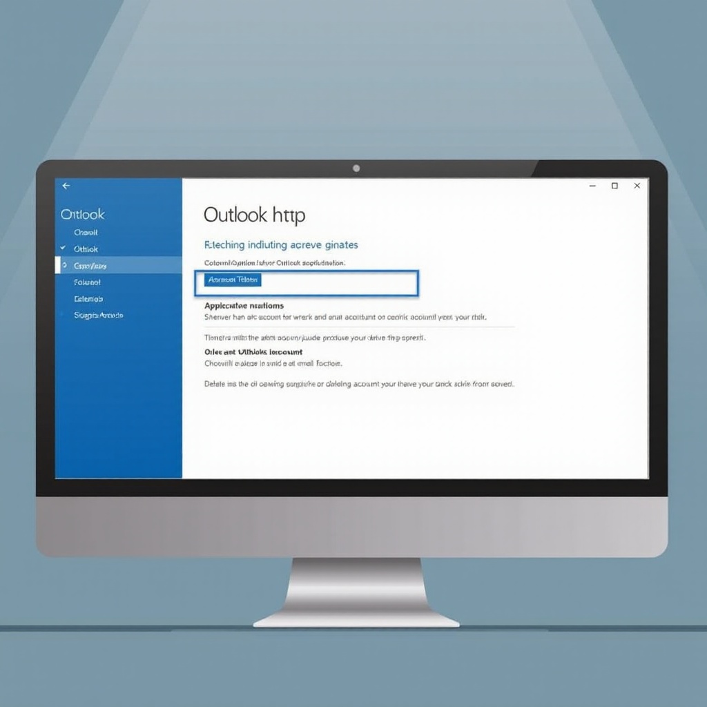 how to delete outlook account from computer
